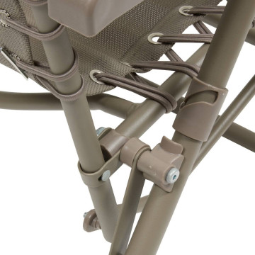 Fauteuil détente d'extérieur Hespéride Silos noisette / café - Le Dépôt Bailleul