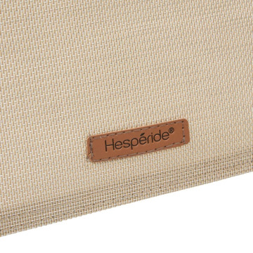 Fauteuil détente d'extérieur Hespéride Silos lin / argile - Le Dépôt Bailleul