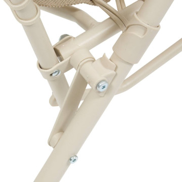 Fauteuil détente d'extérieur Hespéride Silos lin / argile - Le Dépôt Bailleul