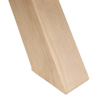 Table extérieure extensible 12p. Axiome argile effet bois honey Hespéride - Le Dépôt Bailleul