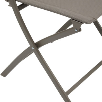 Chaise pliante Modula noisette/café Hespéride- Le Dépôt Bailleul
