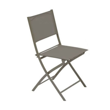 Chaise pliante Modula noisette/café Hespéride- Le Dépôt Bailleul