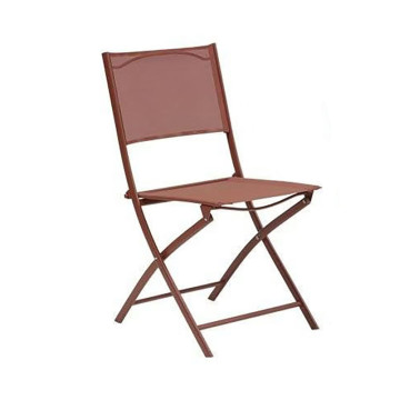 Chaise pliante Modula acajou Hespéride - Le Dépôt Bailleul