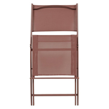 Chaise pliante Modula acajou Hespéride - Le Dépôt Bailleul