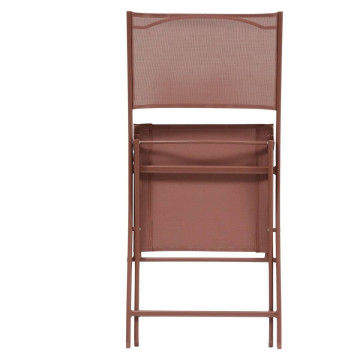 Chaise pliante Modula acajou Hespéride - Le Dépôt Bailleul