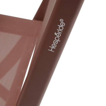 Chaise pliante Modula acajou Hespéride - Le Dépôt Bailleul