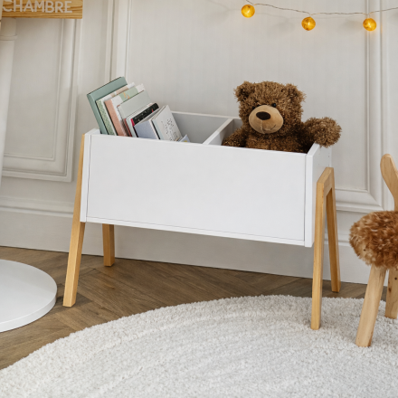 Coffre à jouets enfant 2 compartiments Atmosphera - Le Dépôt Bailleul