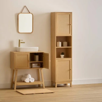 Meuble sous lavabo Cane 2 portes 5five - Le Dépôt Bailleul