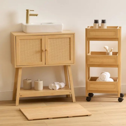 Meuble sous lavabo Cane 2 portes 5five - Le Dépôt Bailleul