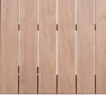 Table extensible 10p Evasion effet bois honney / acajou Hespéride - Le Dépôt Bailleul