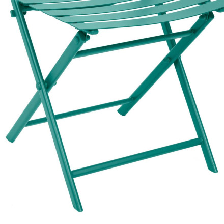 Chaise métal pliante Greensboro opale Hespéride - Le Dépôt Bailleul