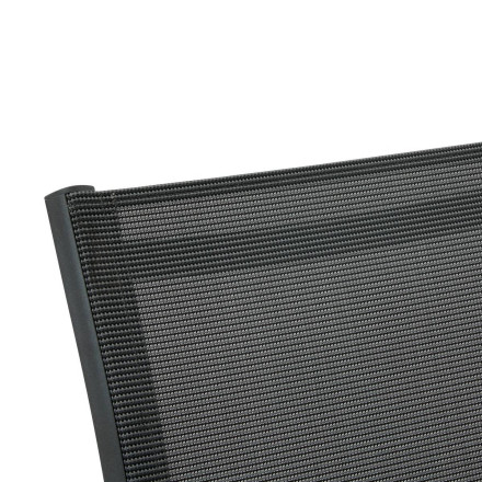 Fauteuil extérieur Axant poivre/graphite Hespéride - Le Dépôt Bailleul