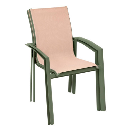 Fauteuil extérieur Axant lin/laurier Hespéride - Le Dépôt Bailleul