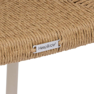 Chaise extérieure empilable Wistty effet rotin argile Hespéride - Le Dépôt Bailleul