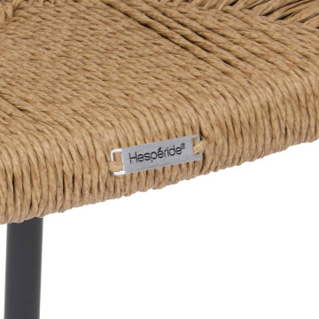 Chaise extérieure empilable Wistty effet rotin graphite Hespéride - Le Dépôt Bailleul