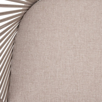 Fauteuil de jardin Oryon aluminium argile Hespéride - Le Dépôt Bailleul