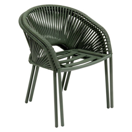 Fauteuil de jardin Oryon aluminium laurier Hespéride - Le Dépôt Bailleul