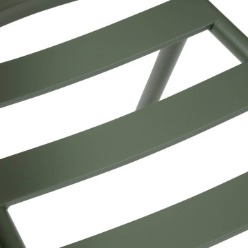 Fauteuil de jardin Oryon aluminium laurier Hespéride - Le Dépôt Bailleul