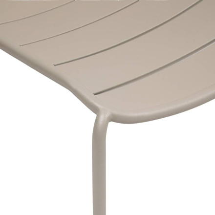 Chaise extérieure métal empilable Alegoria argile Hespéride - Le Dépôt Bailleul