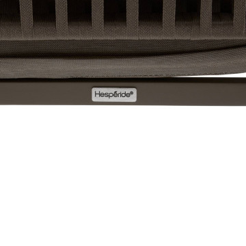 Fauteuil Oriengo mailles macchiato/café Hespéride  - Le Dépôt Bailleul