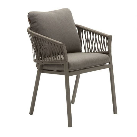 Fauteuil Oriengo mailles macchiato/café Hespéride  - Le Dépôt Bailleul