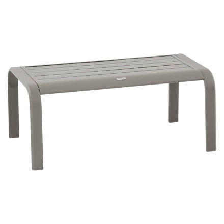 Salon de jardin 4 places aluminium Piazza chamois/café Hespéride - Le Dépôt Bailleul