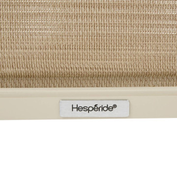 Salon de jardin 4 places aluminium Piazza lin/argile Hespéride - Le Dépôt Bailleul