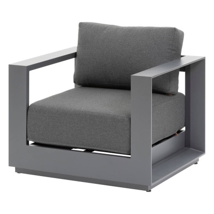 Salon extérieur Allure 5 places gris zébrano / graphite Hespéride - Le Dépôt Bailleul
