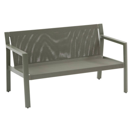 Salon de jardin 4 places Flovia beige/laurier Hespéride - Le Dépôt Bailleul