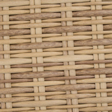 Salon d'angle extérieur 5 places résine tressée Mooréa savana Hespéride - Le Dépôt Bailleul