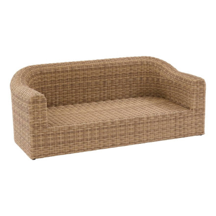 Salon extérieur 5 places résine tressée Mooréa savana Hespéride - Le Dépôt Bailleul