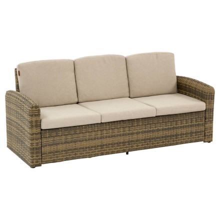 Salon extérieur 5 places résine tressée Sélénim naturae Hespéride - Le Dépôt Bailleul