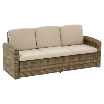 Salon extérieur 5 places résine tressée Sélénim naturae Hespéride - Le Dépôt Bailleul