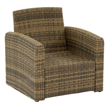 Salon extérieur 5 places résine tressée Sélénim naturae Hespéride - Le Dépôt Bailleul