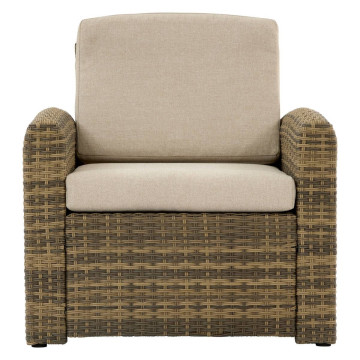 Salon extérieur 5 places résine tressée Sélénim naturae Hespéride - Le Dépôt Bailleul