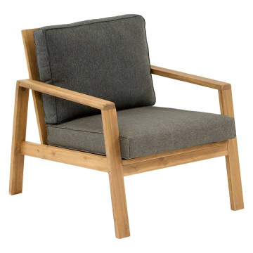 Salon extérieur 4 places Tiwi bois d'acacia Hespéride - Le Dépôt Bailleul