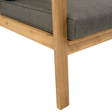 Salon extérieur 4 places Tiwi bois d'acacia Hespéride - Le Dépôt Bailleul