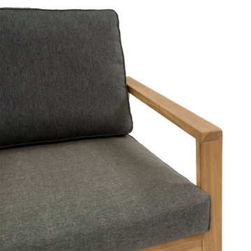 Salon extérieur 4 places Tiwi bois d'acacia Hespéride - Le Dépôt Bailleul