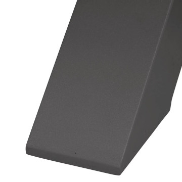 Table de jardin 10 places Oraclion effet bois pied étoile Hespéride - Le Dépôt Bailleul