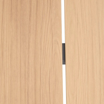 Table de jardin 10 places Oraclion effet bois pied étoile Hespéride - Le Dépôt Bailleul