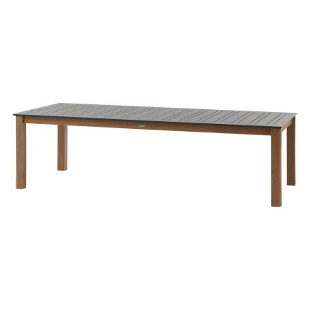 Table extérieure extensible 14 places Miceira graphite/honey Hespéride - Le Dépôt Bailleul
