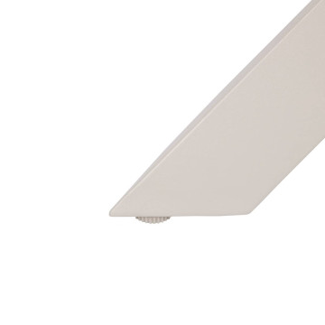 Table extérieure ronde 6 places aluminium Oryon argile Hespéride - Le Dépôt Bailleul