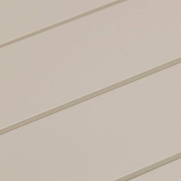 Table extérieure ronde 4 places aluminium Nébullia argile Hespéride - Le Dépôt Bailleul