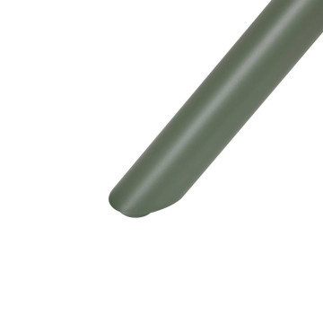 Table extérieure ronde 4 places aluminium Nébullia vert laurier Hespéride - Le Dépôt Bailleul