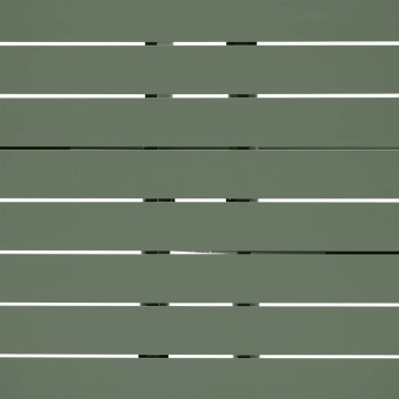 Table extérieure ronde 4 places aluminium Nébullia vert laurier Hespéride - Le Dépôt Bailleul