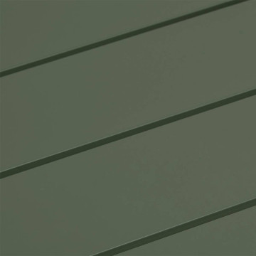 Table extérieure ronde 4 places aluminium Nébullia vert laurier Hespéride - Le Dépôt Bailleul