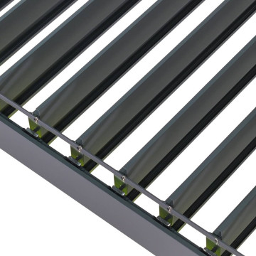 Pergola bioclimatique électrique  4x3 m Evora graphite Hespéride - Le Dépôt Bailleul