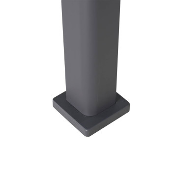 Pergola bioclimatique électrique  4x3 m Evora graphite Hespéride - Le Dépôt Bailleul