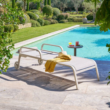 Transat sur roues Osmala beige / argile Hespéride - Le Dépôt Bailleul