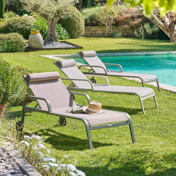 Transat sur roues Osmala beige / argile Hespéride - Le Dépôt Bailleul